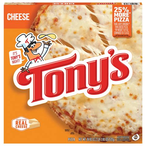 Tonys Pizzeria Style Crust Cheese Pizza Shop Pizza At H E B
