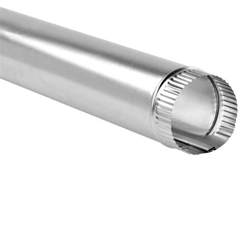 Imperial 4 In X 24 In Aluminum Round Duct Pipe In The Duct Pipe