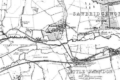 Old Maps Hunsdon Village Web