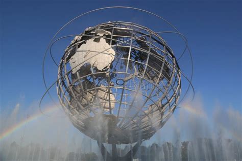 1964 New York World S Fair Unisphere In Flushing Meadows Park Editorial