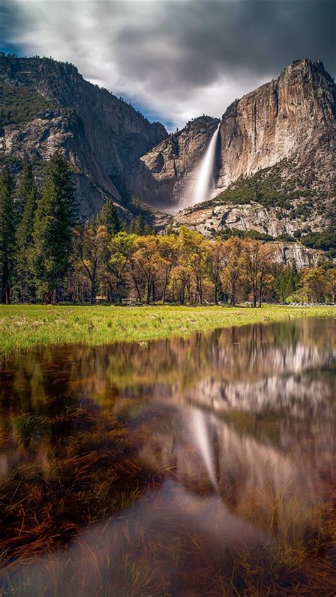 Yosemite Falls Iphone 8 Wallpapers Free Download