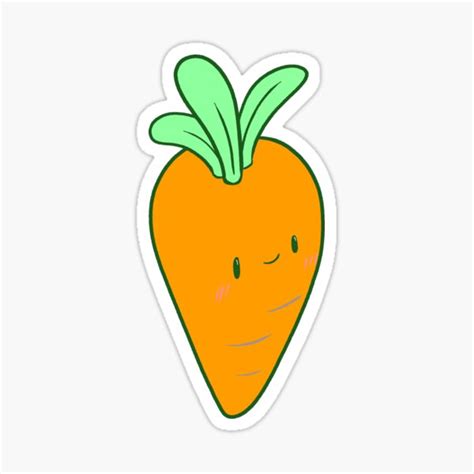 Carrot Sticker For Sale By Anventuro Redbubble