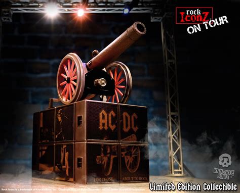 Acdc Cannon For Those About To Rock On Tour Series Collectible Knucklebonz Inc