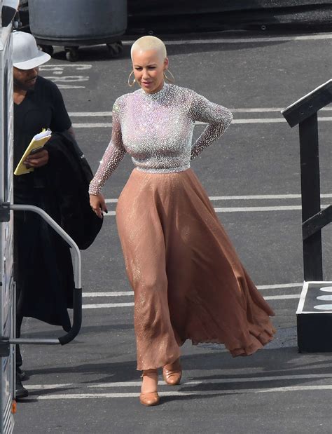 Amber Rose Filming Dancing With The Stars 18 Gotceleb