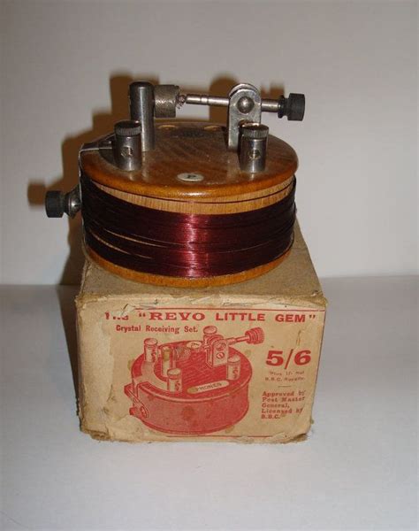 Revo Little Gem 1920s Crystal Set Radio In By Woodthornehouse £9900