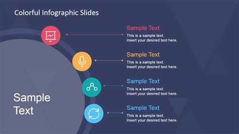 Section Break Slide Design For Powerpoint With Circles Slidemodel