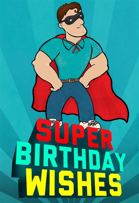 Happy birthday card,birthday cards for her him boyfriend girlfriend husband wife. Super Birthday Wishes - Birthday Card (Free) | Greetings ...