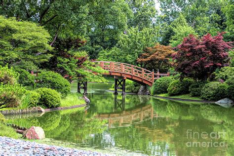 Bridge In Japanese Garden Photograph By John Freidenberg Fine Art America