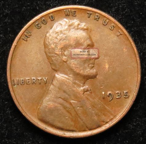 1935 Lincoln Wheat Cent Penny Extra Fine B02