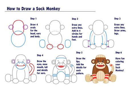 55 Sock Monkey Coloring Page Gincoo Merahmf
