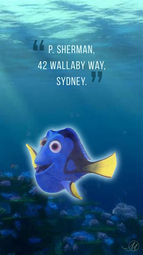 P Sherman 42 Wallaby Way Sydney Dory The Iconic Line From