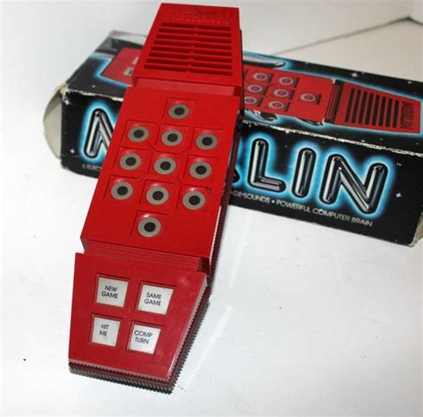 Vintage Merlin Electronic Game Hand Held In Box Parker Bros 6