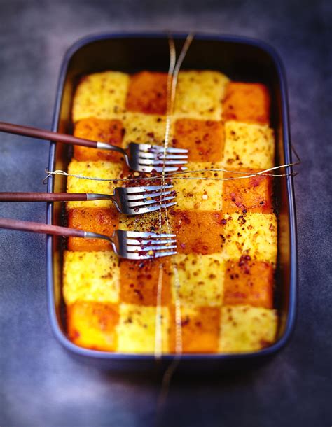 Purées de pommes de terre et potimarron au gingembre pour 6 personnes