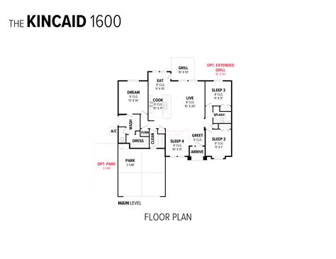 Kincaid 1600 Floor Plan - 3 Bed, 2 Bath Home in Idaho | CBH