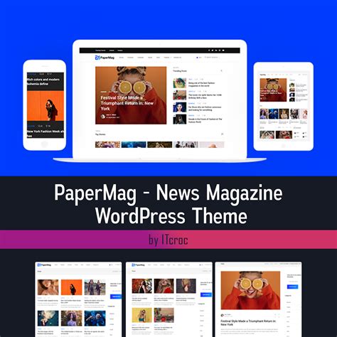 Papermag News Magazine Wordpress Theme Masterbundles