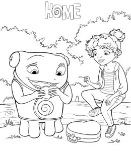 The coloring page here features the entire cast of the film 'frozen'. Home Movie Characters Coloring Pages | Playing Learning