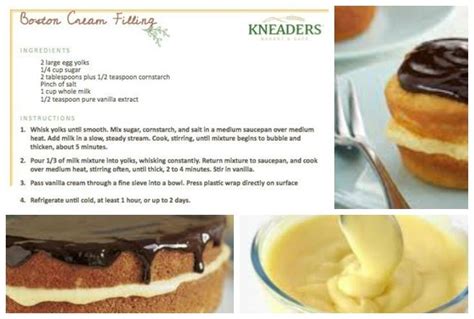 It is a wonderful combination of yellow show loved ones how important they are by delivering a decadent breakfast in bed while they relax i made this entire recipe from scratch. Boston Cream Filling | "FROSTING" SHOPPE | Pinterest