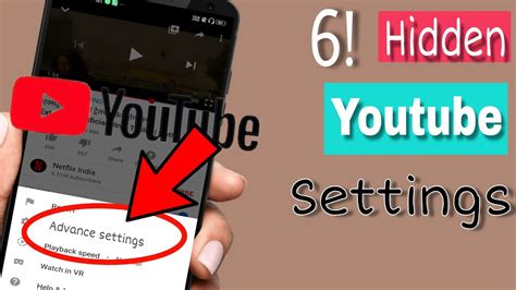 Top 6 Advance Settings In Youtube App Youtube