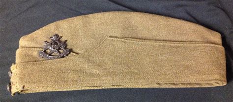 Ww2 British Army Officers Field Service Cap With Notts And Der
