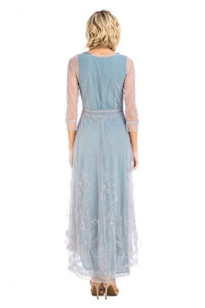 Nataya 40163 Downton Abbey Sunrise Tea Party Gown Victorian Lace