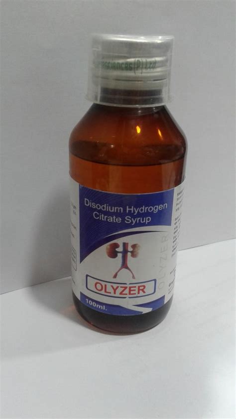 Disodium Hydrogen Citrate Syrup Packaging Type Bottle 100 Ml At Rs