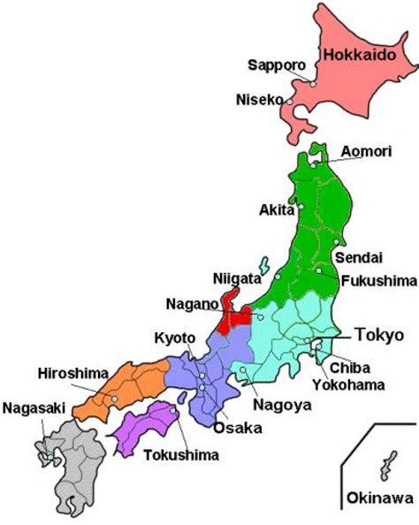Graphic Map Of Japan Major Cities Tourist Map Nagoya Japan Map Labeled