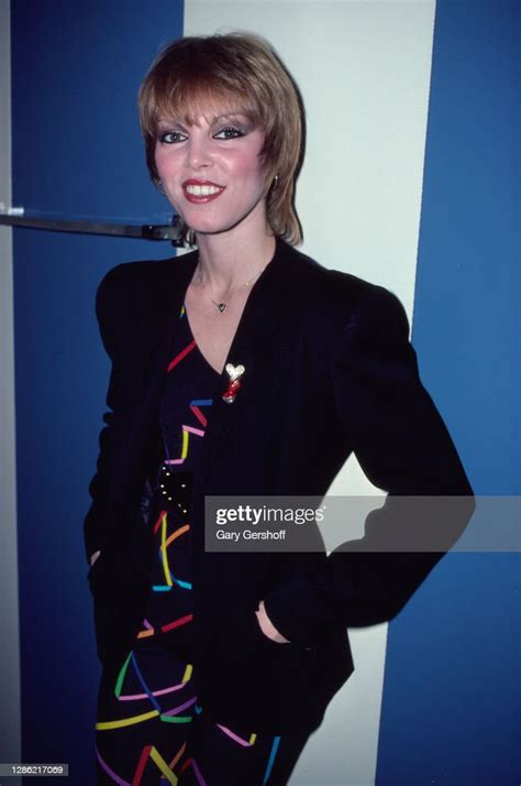 Portrait Of American Singer Pat Benatar As She Poses Backstage At The
