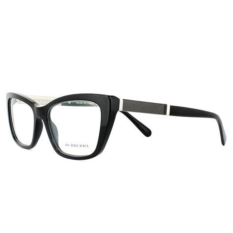Burberry Eyeglasses Frames Be2236 3001 Black 54mm Womens Ebay