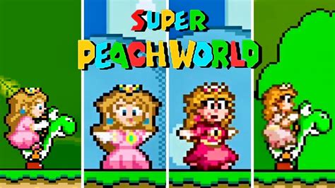 🍄super Mario World🍄 Best Princess Peach Game Hacks Youtube