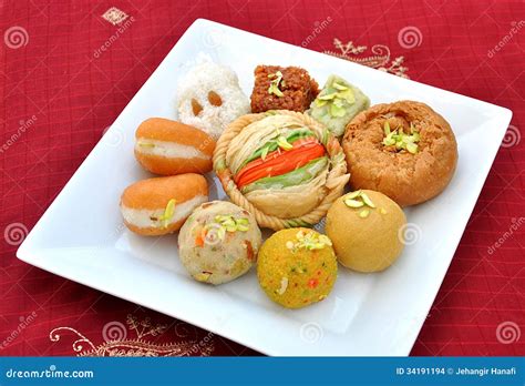 Mix Fresh Mithai Stock Photo Image Of Jamun Food Gulab 34191194