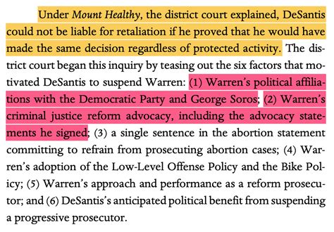 Appeals Court Suggests Desantis Prosecutor Suspension Could Violate First Amendment