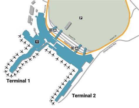 Oakland Airport Terminal 1 Map