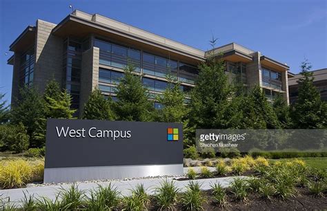A Building On The Microsoft Headquarters Campus Is Pictured July 17