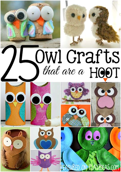 25 Owl Crafts For Six Year Olds