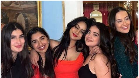 Ajay Devgns Daughter Nysa Looks Stunning In Red Bodycon Dress See Pics