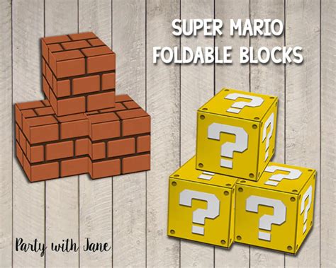 Mario Brick Printable