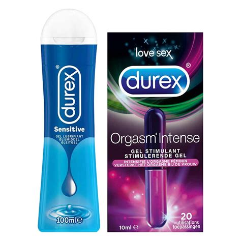 Durex Glijmiddel Play Sensitive En Orgasmintense Gel Pakket Pleinnl