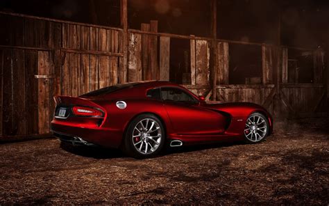 Red Dodge Srt Viper Gts 2013 Hd Car Wallpapers