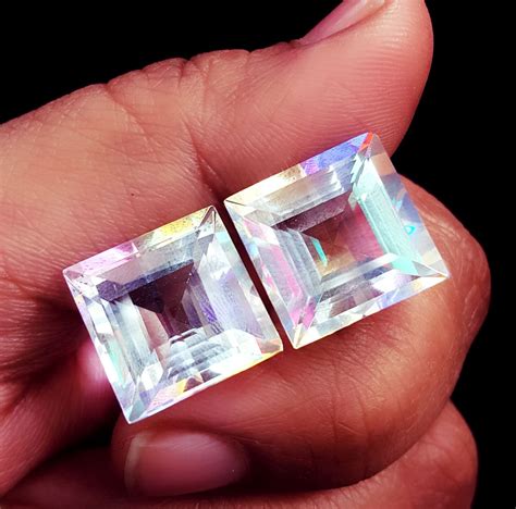 1200 To 1400 Ct Loose Gemstone Lab Created Mystic Quartz Etsy