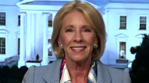 Secretary Betsy Devos Echoes President Trump Theres No Excuse For