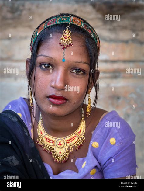 Portrait Beautiful Rajasthani Woman Hi Res Stock Photography And Images