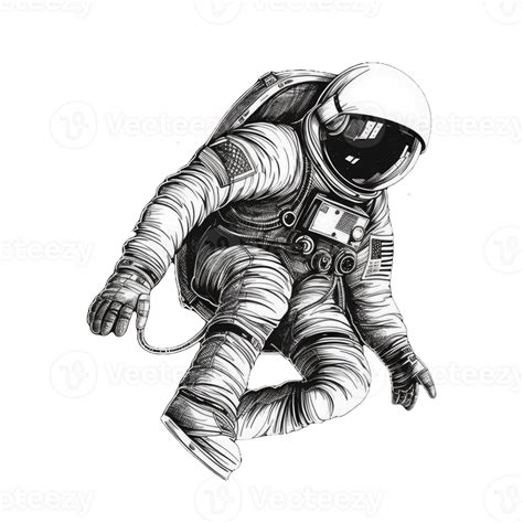 Astronaut Floating In Space 23529511 Png