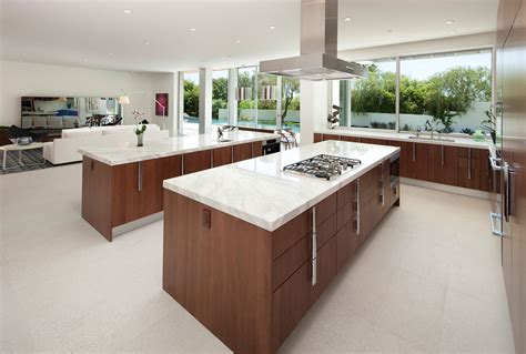 White Marble Counters Kitchen Islands Magnificent Modern Home On
