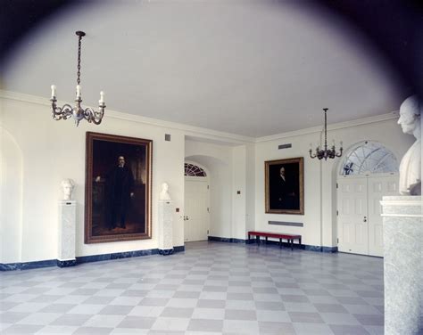 White House Rooms East Wing Visitors Foyer John F Kennedy