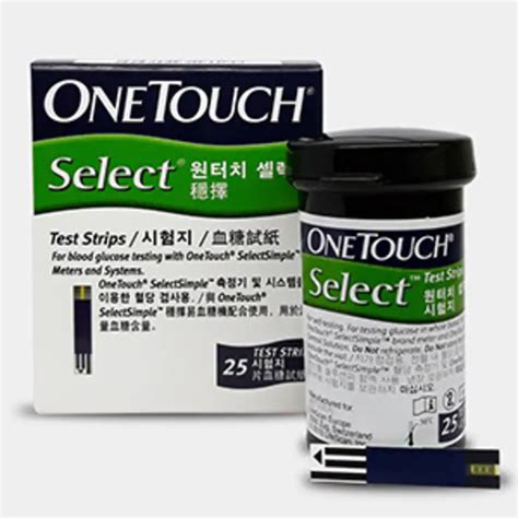 One Touch Select Test Strips 25s Shopee Philippines