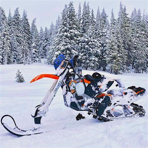 How People Using Dirt Bike Snow Tracks While Pictures And Videos
