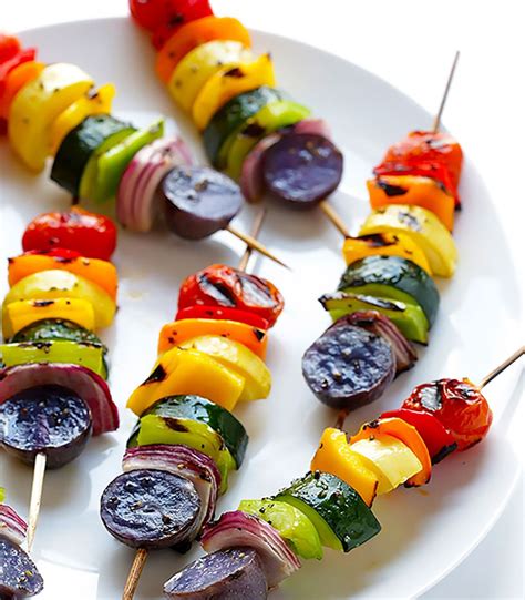 Serve these mini tomato and mozzarella skewers in individual glasses as an appetizer at a seated dinner party, or arrange on a platter for your buffet. 15 Delicious And Easy Appetizers Served On Sticks | Veggie ...