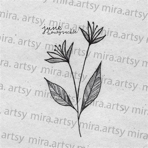 Aggregate 85 June Birth Flower Honeysuckle Tattoo Incdgdbentre