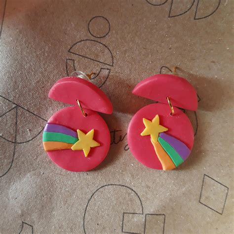 Mabel Inspired Polymer Earrings Rgravityfalls