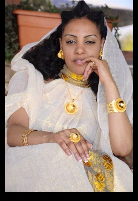 Habesha Bride Ethiopian Traditional Dress Traditional Fashion